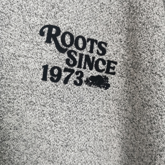 (3/$12) - Roots Cabin Series Zip up Hoodie. XXL kids (13-14 years). Grey and Red - Picture 3 of 4